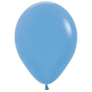 Sempertex 30cm Neon Blue Latex Balloons 240, 25PK Pack of 25