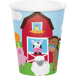Farmhouse Fun 266ml Party Cups Pack of 8