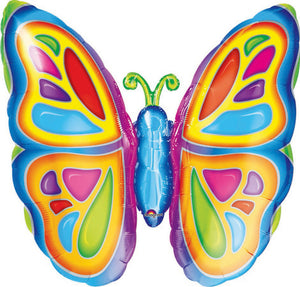 SuperShape XL Bright Butterfly Balloon