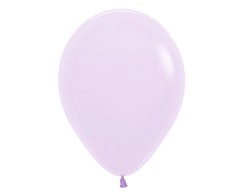 Sempertex 30cm Pastel Matte Lilac Latex Balloons 650 25PK Pack of 25