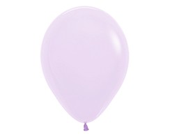 Sempertex 30cm Pastel Matte Lilac Latex Balloons 650, 25PK Pack of 25