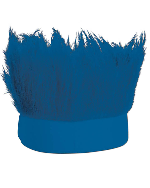 Blue Hairy Headband