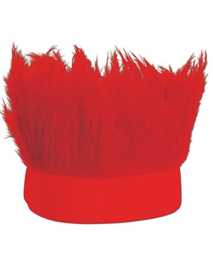 Red Hairy Headband