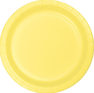 Mimosa Yellow 23cm Paper Plates Pack of 24