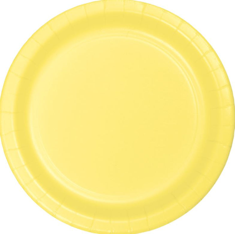 Mimosa Yellow 23cm Paper Plates Pack of 24