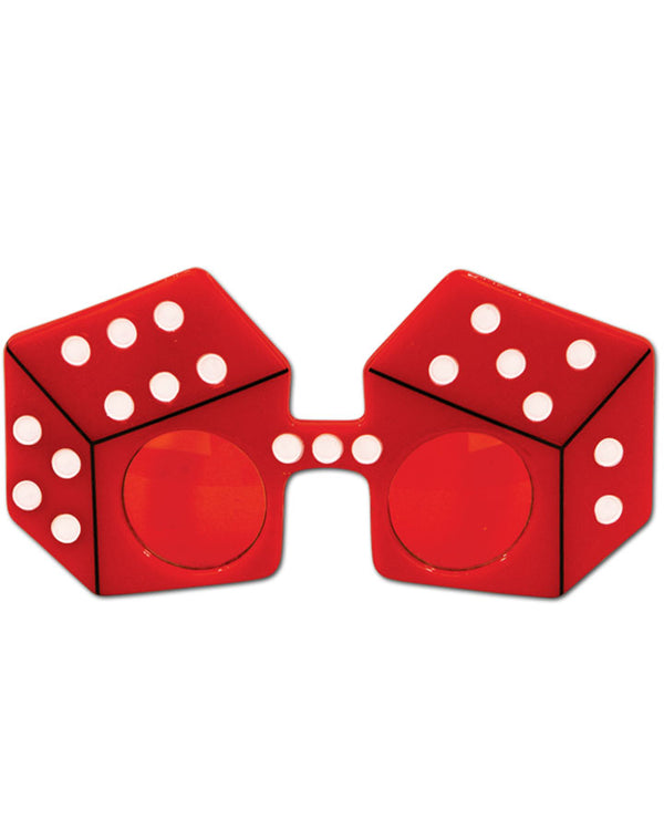 Red Dice Glasses