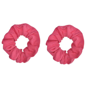 Team Spirit Hair Scrunchies Pink Pack of 2