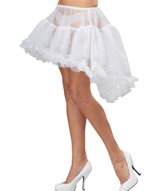 Low Back White Pettiskirt