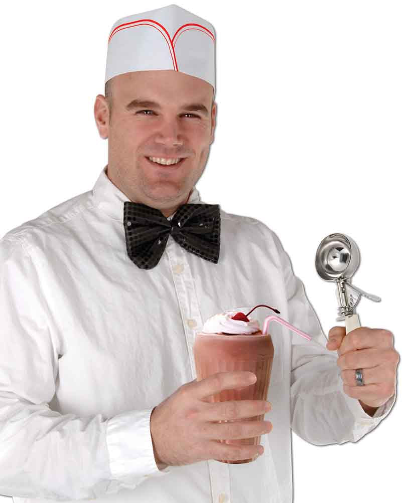 50s Soda Jerk Hats Pack of 4