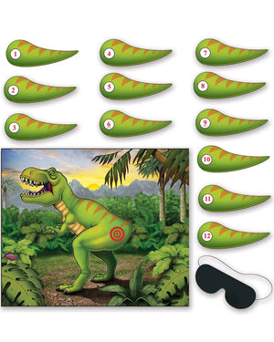 Dinosaur Pin the Tail on the Dinosaur
