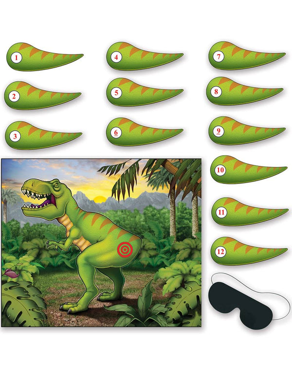 Dinosaur Pin the Tail on the Dinosaur