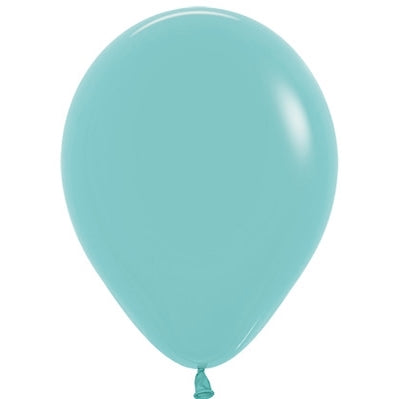 Sempertex 30cm Fashion Aquamarine Green Latex Balloons 037 100PK Pack of 100