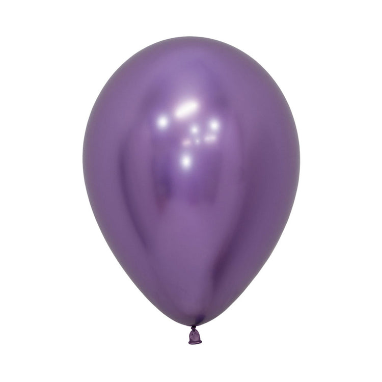 Sempertex 30cm Metallic Reflex Violet Latex Balloons 951 50PK Pack of 50