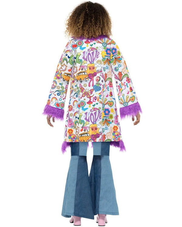 60s Groovy Hippie Womens Coat