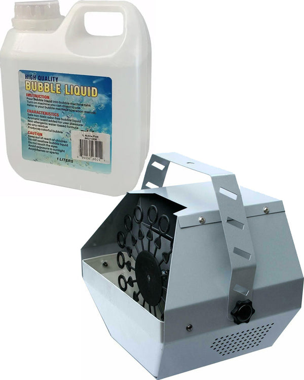60w Bubble Machine and 1L Bubble Liquid