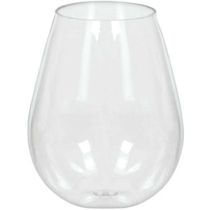 Clear 118ml Mini Plastic Wine Glasses Pack of 10