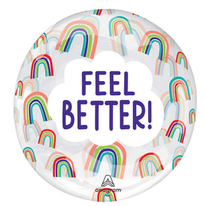 Printed Clearz Feel Better Rainbows G20