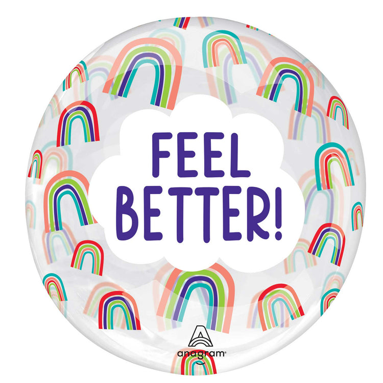 Printed Clearz Feel Better Rainbows G20