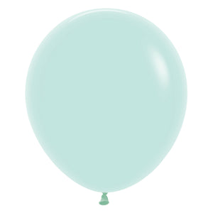 Sempertex 45cm Pastel Matte Green Latex Balloons 630 6PK Pack of 6