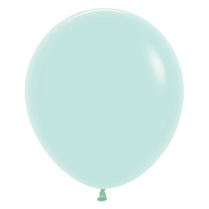 Sempertex 45cm Pastel Matte Green Latex Balloons 630, 6PK Pack of 6