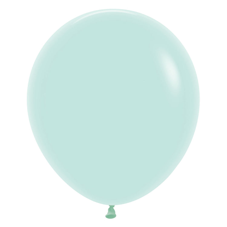 Sempertex 45cm Pastel Matte Green Latex Balloons 630 6PK Pack of 6
