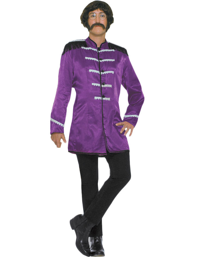 British Explosion Purple Beatles Mens Jacket