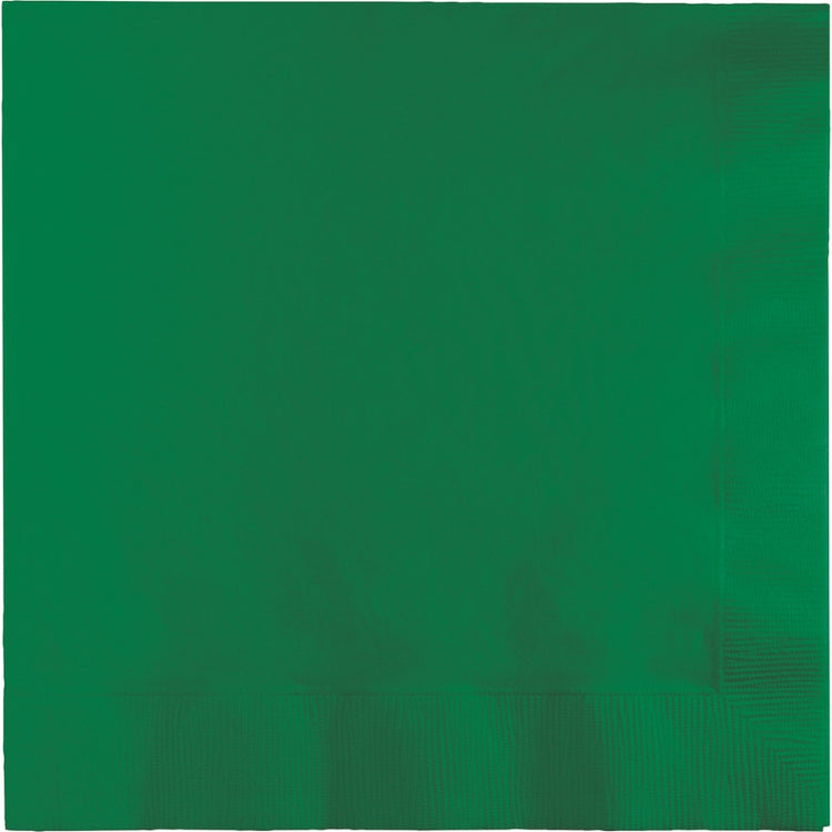 Christmas Emerald Green Lunch Napkins Pack of 50
