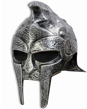 Silver Gladiator Helmet Half Mask
