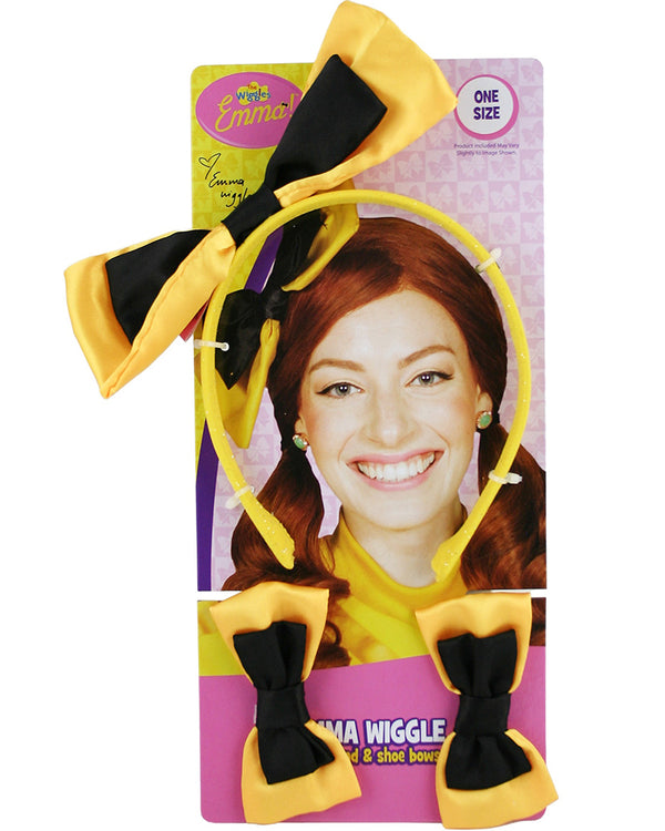 The Wiggles Headband and Shoe Bows Girls Costume Set