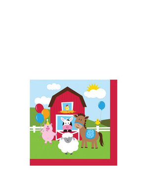 Farmhouse Fun Beverage Napkins Pack of 18