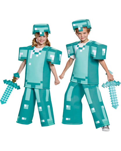 Minecraft Armour Prestige Kids Costume