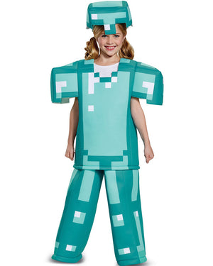Minecraft Armour Prestige Kids Costume