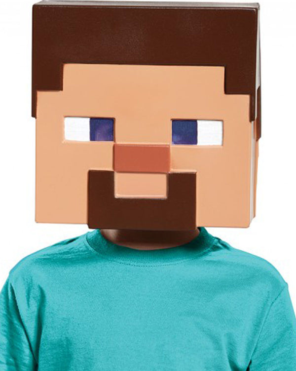 Minecraft Steve Kids Half Mask