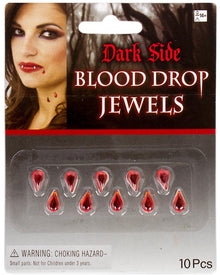 Vampiress Blood Drop Jewels For Halloween