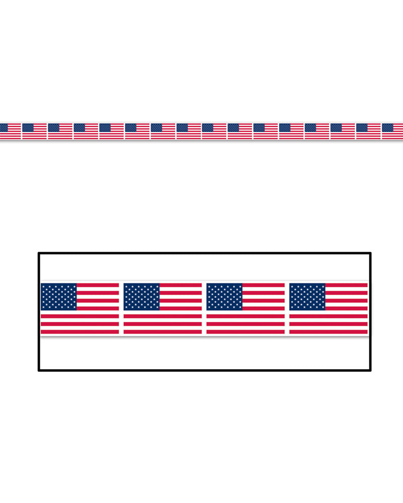 American Flag Party Tape