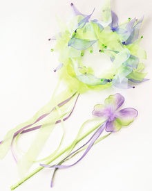 Green Fairy Halo and Wand