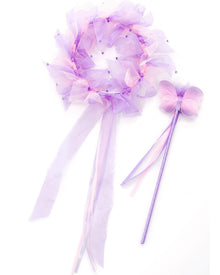 Purple Fairy Halo and Wand