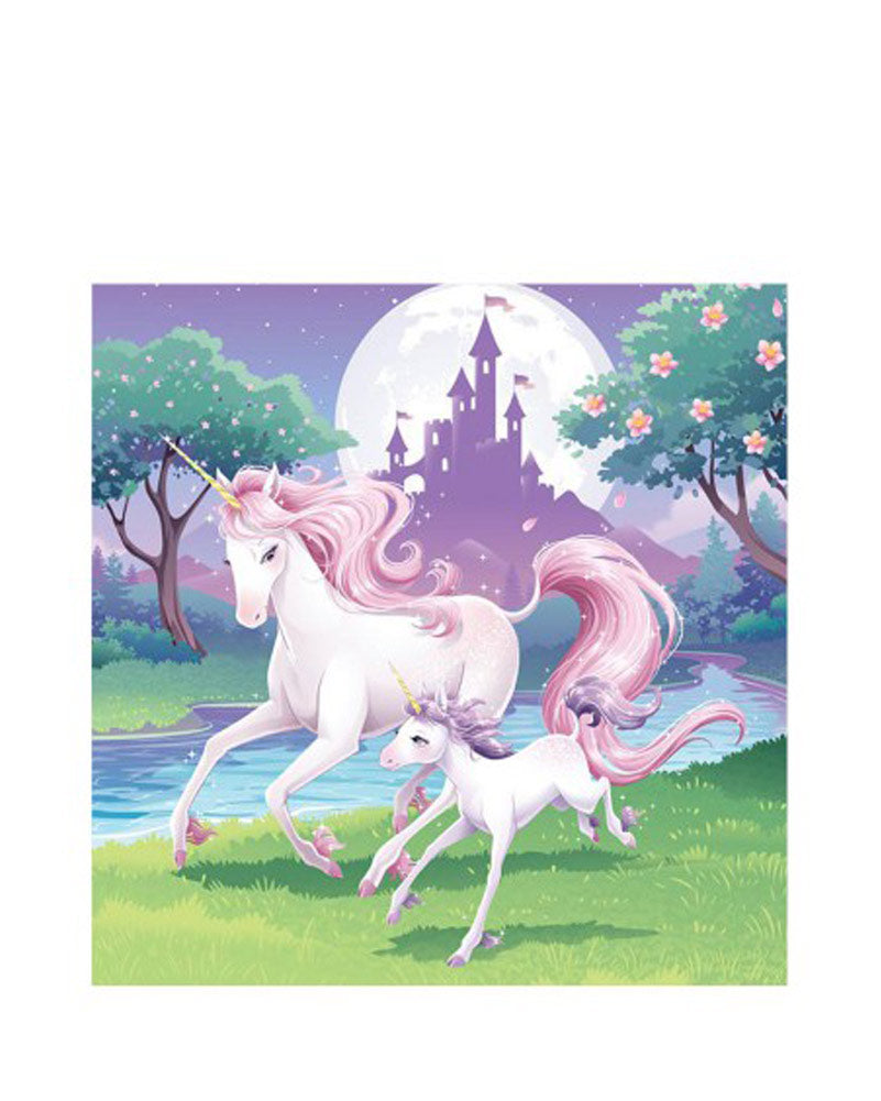 Unicorn Fantasy Lunch Napkins Pack of 16