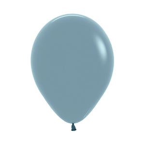 Sempertex 12cm Pastel Dusk Blue Latex Balloons Pack of 50