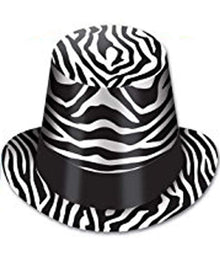 Zebra Animal Print Hi Hat