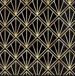 Glitz and Glam Beverage Napkins Pack of 16