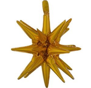 Gold Small Magic Star Supershape Multi Christmas Balloon