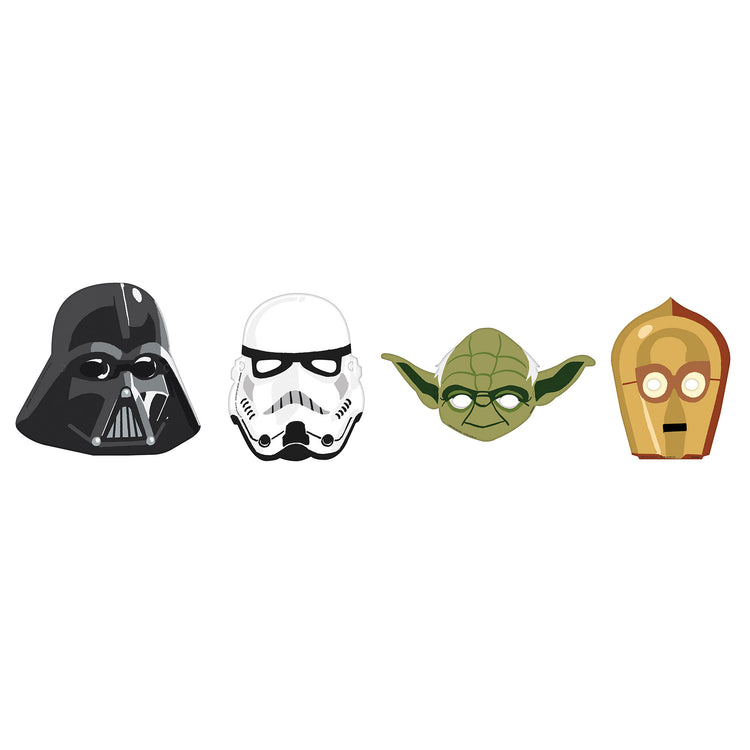 Star Wars Galaxy Paper Masks Pack of 8