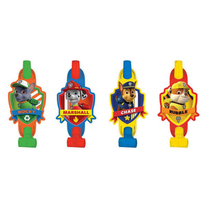 Paw Patrol Party Blowers Pack of 8