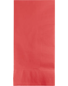 Coral Dinner Napkins Pack of 50