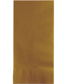 Glittering Gold Dinner Napkins Pack of 50
