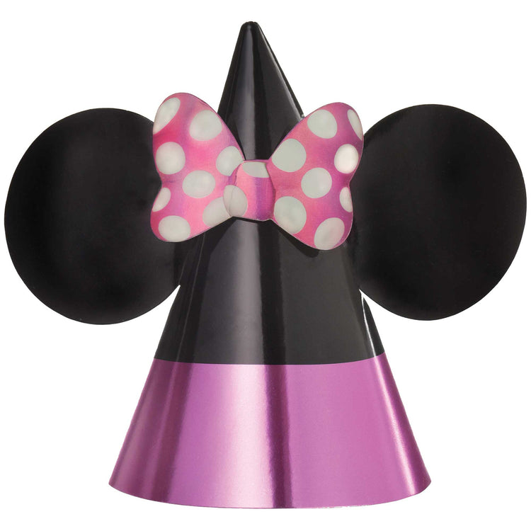 Minnie Mouse Forever Party Cone Hats Pack of 8