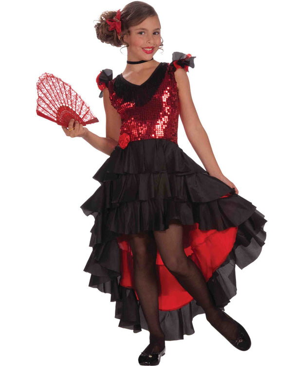Spanish Dancer Girls Costume