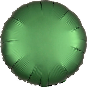 45cm Standard HX Satin Luxe Emerald Circle Balloon