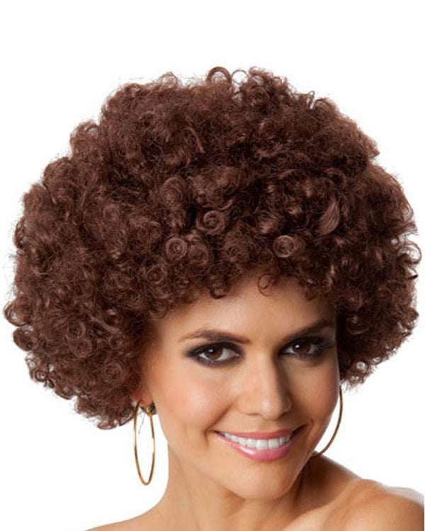 Party Curly Brown Wig